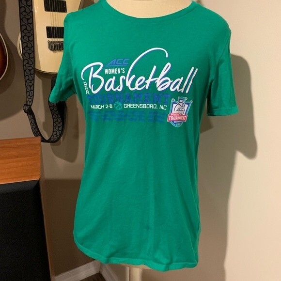 Champion 2016 ACC women’s basketball tournament. Greensboro NC. Size large green - Picture 2 of 6